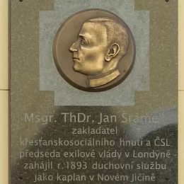 Pamětní deska Jana Šrámka